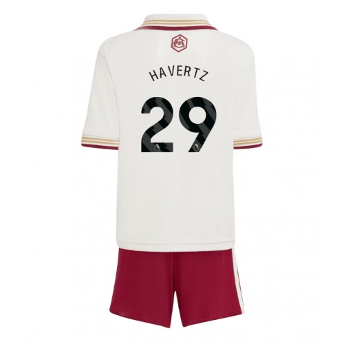 Otroški Nogometni dresi Arsenal Kai Havertz #29 Tretji 2025-26 Kratek Rokav (+ Kratke hlače)
